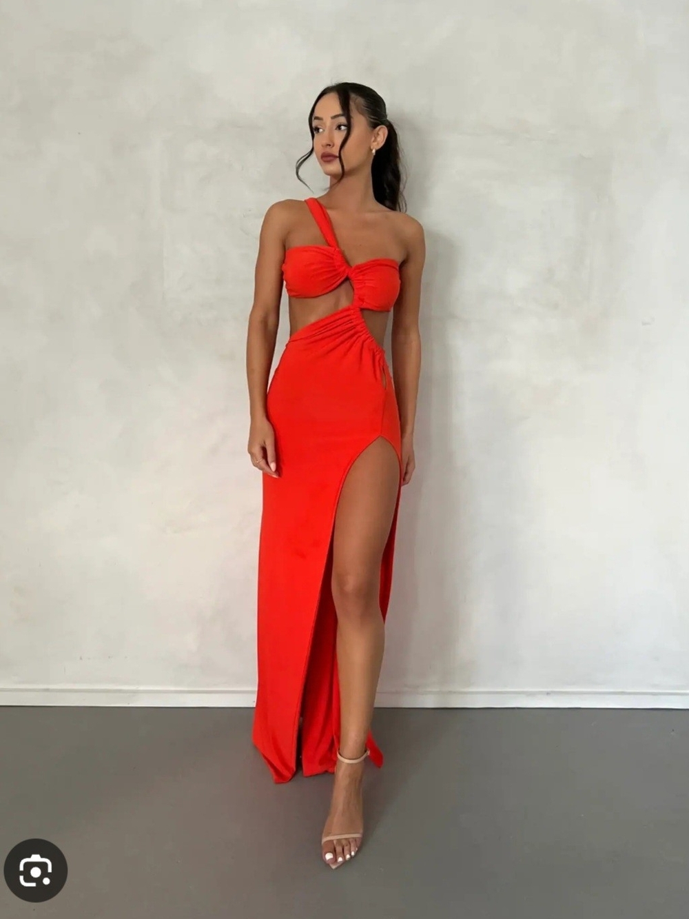 Melani Cutout Dress with High Slit